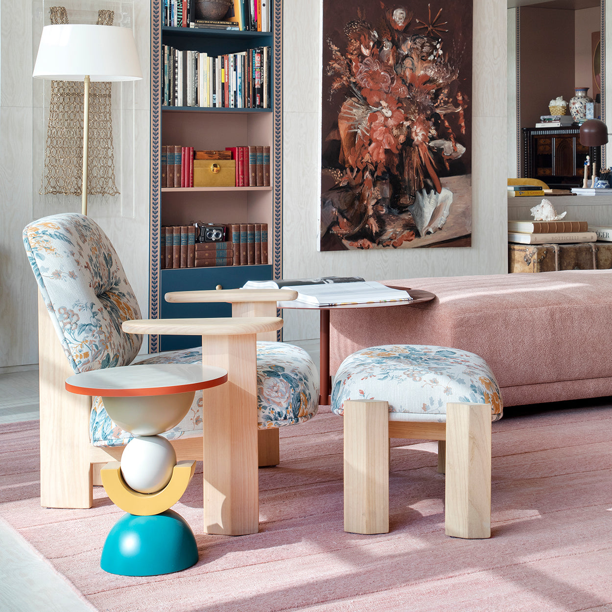 Mesa de Apoio Tamara | Composição em Laca 01