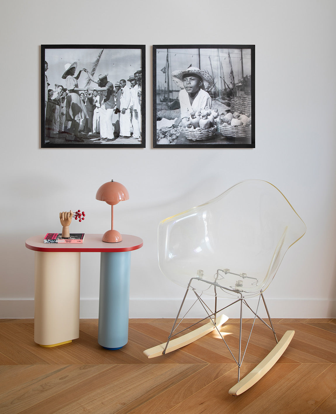 Mesa Lateral Bauhaus | Composição em Laca 01