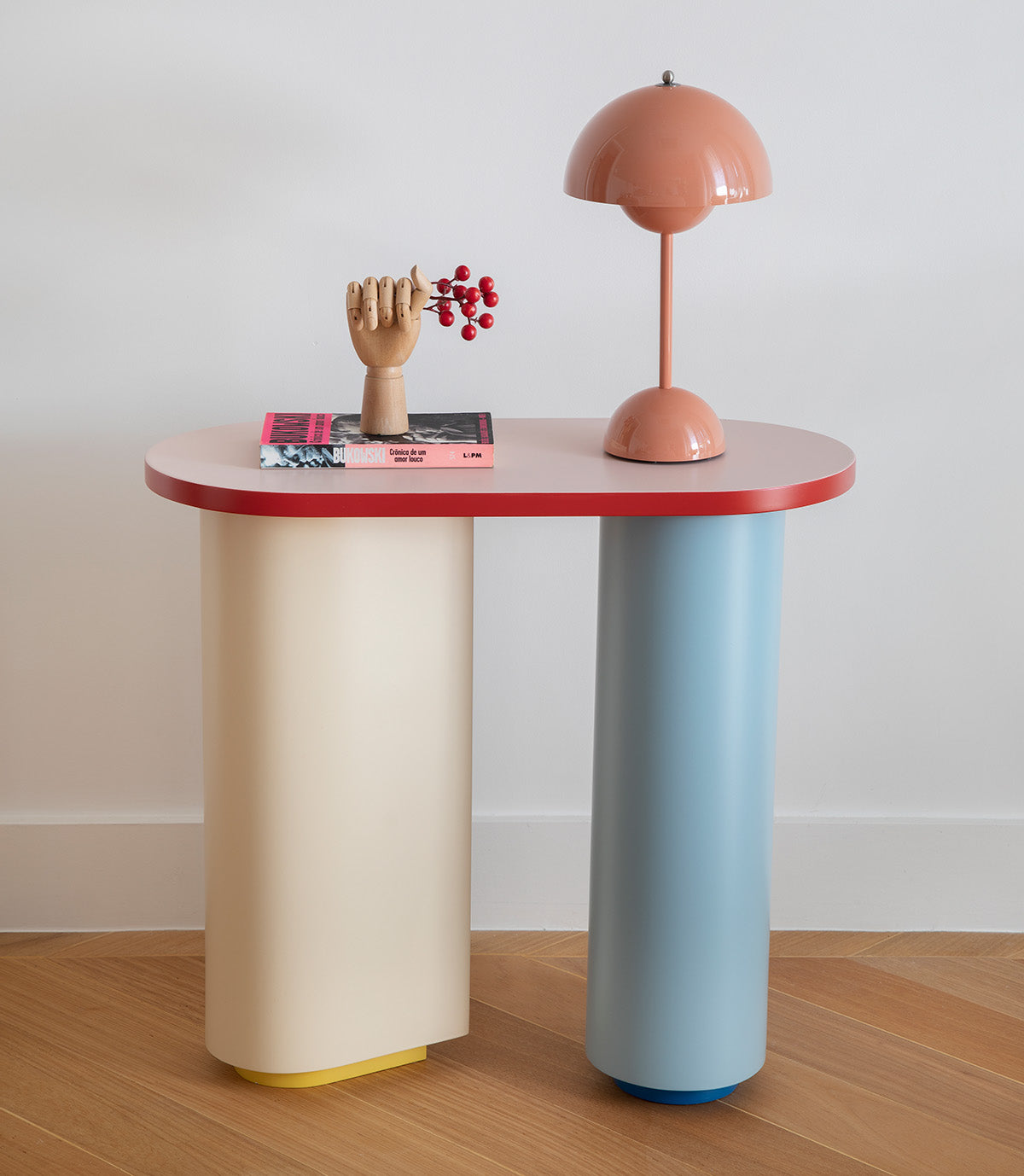 Mesa Lateral Bauhaus | Composição em Laca 01