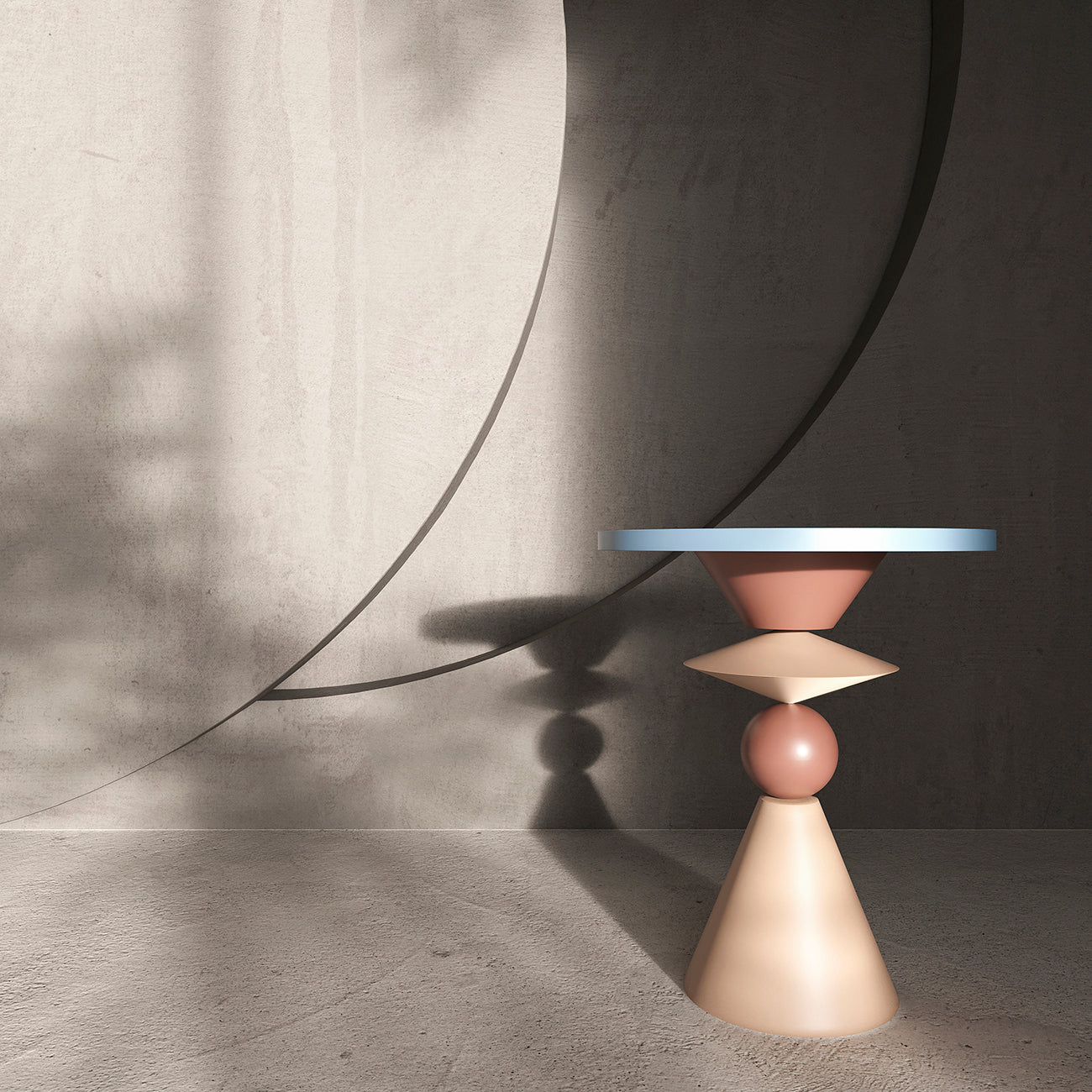 Mesa de Apoio Senhorita M | Composição em Laca 01