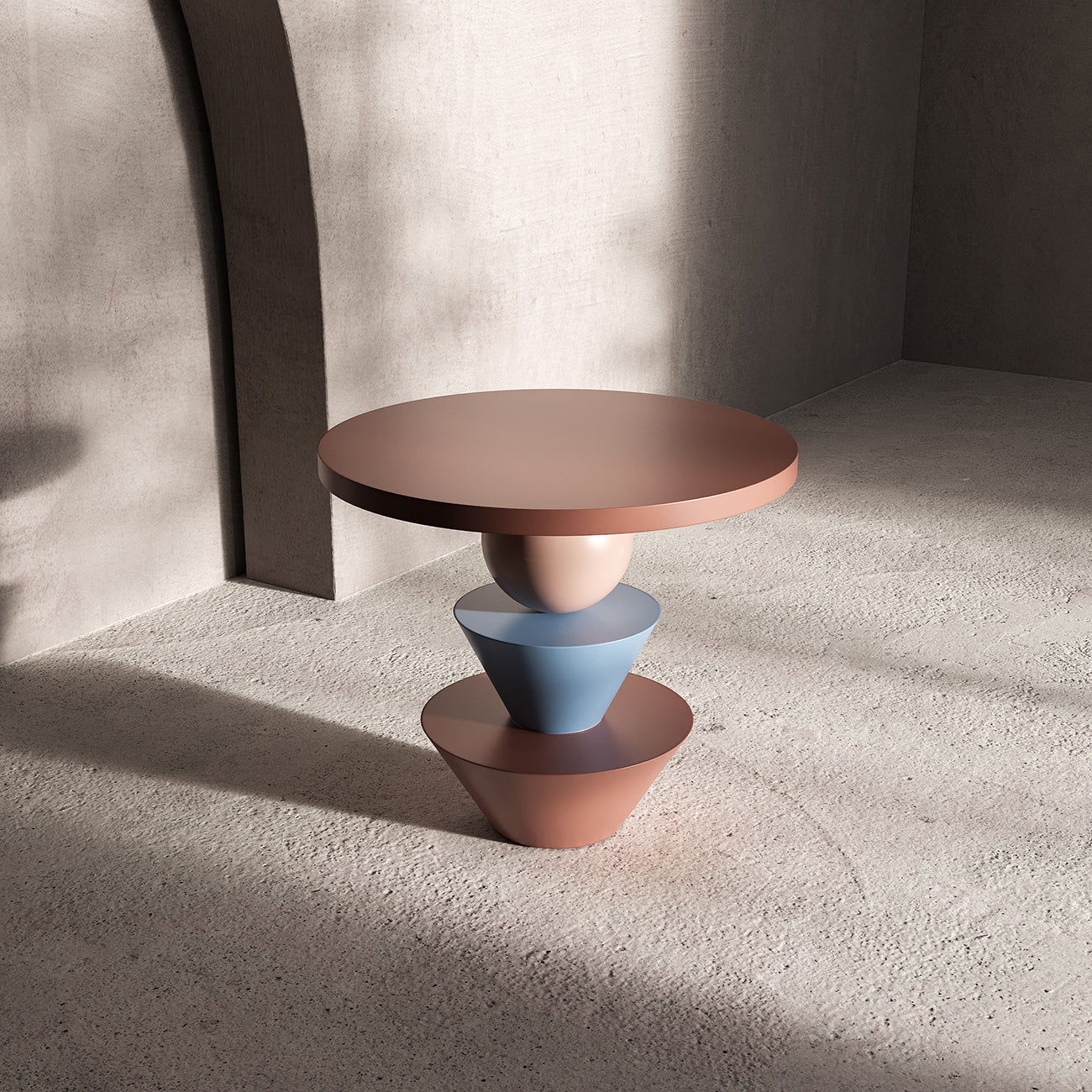 Mesa de Apoio Senhorita P | Composição em Laca 01