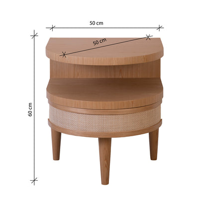 Mesa de Cabeceira Lua Cheia